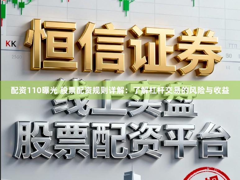 配资110曝光 股票配资规则详解：了解杠杆交易的风险与收益